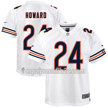 Camiseta Hombre NFL Chicago Bears Jordan Howard 24 Nike Blanco Camiseta Hombre NFL Chicago Bears Jordan Howard 24 Nike Blanco